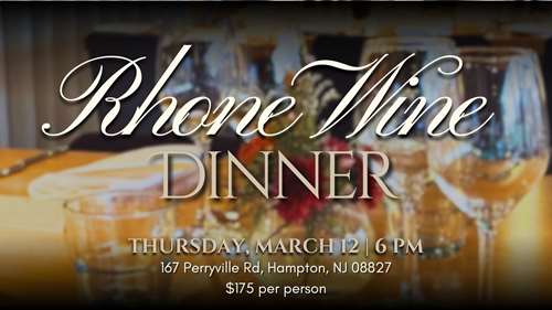 Rhone Wine Dinner