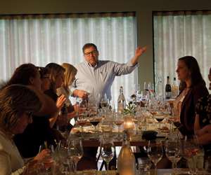 Cree founder at a wine tasting