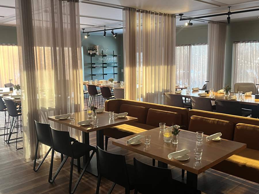 The wine studio at sunset