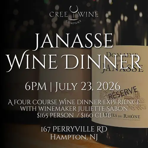 Janasse Wine Dinner w/ Juliette Sabon