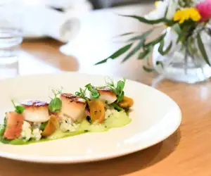 Sea Scallops, Cree Wine Company, Hampton, Nj